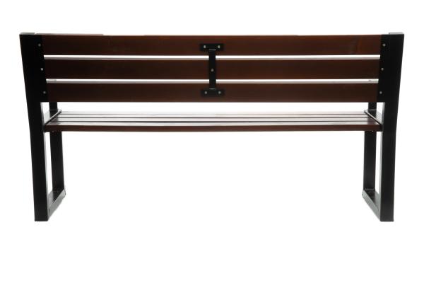 Parkbank Gartenbank Gestell Gusseisen Massivholz Fichte Wetterfest Gartenmöbel