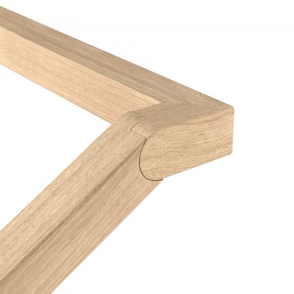 Treppengeländer Holzgeländer Stahl Schwarz Eiche Vertikal Holz Anthrazit RAL Neu