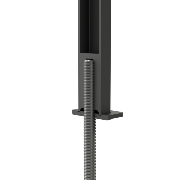 Treppengeländer Holzgeländer Stahl Schwarz Eiche Vertikal Holz Anthrazit RAL Neu