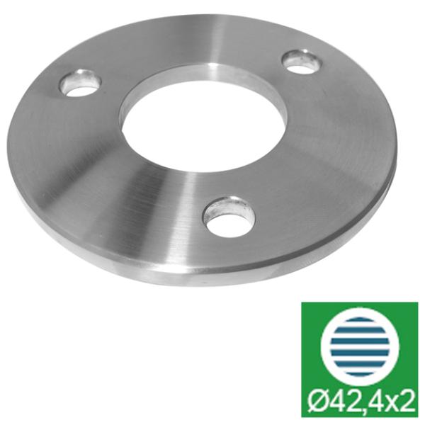 Ankerplatte Bodenflansch Ronde Bodenplatte Abdeckrosette Geländerbau Platte V2A