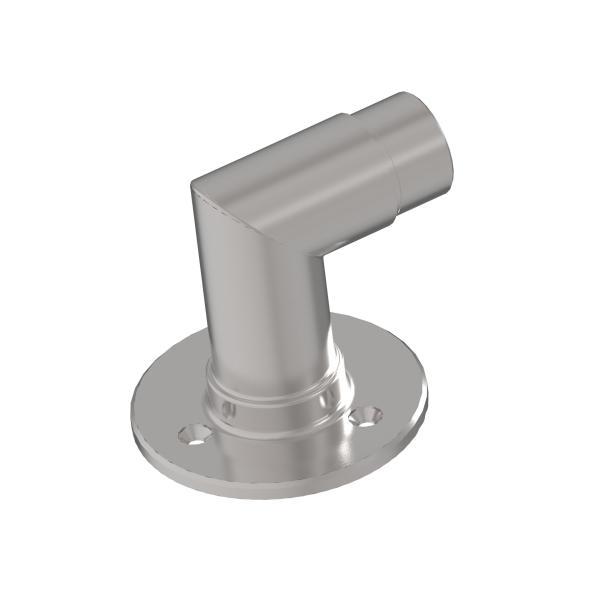 Edelstahl Geländer Handlauf Verbinder Steckfitting Bogen Rohrverbinder Endkappe