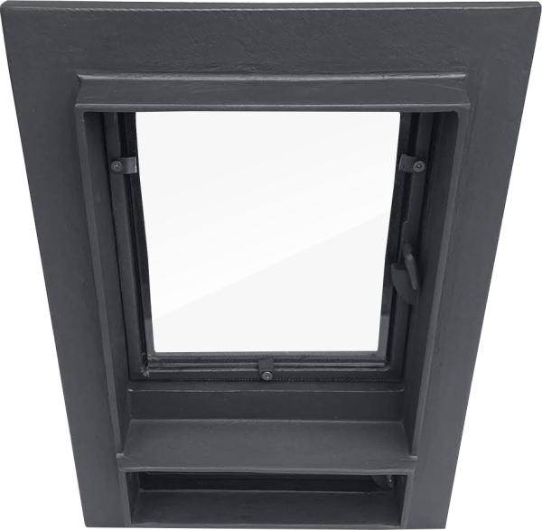 Revisionstür Backofentür Ofentür aus Gusseisen Räucherei Gußeisen Räuchereitür