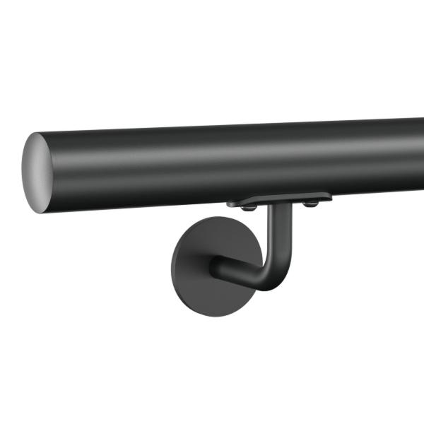 GPS-242 Wandhandlauf Schwarz RAL 9005