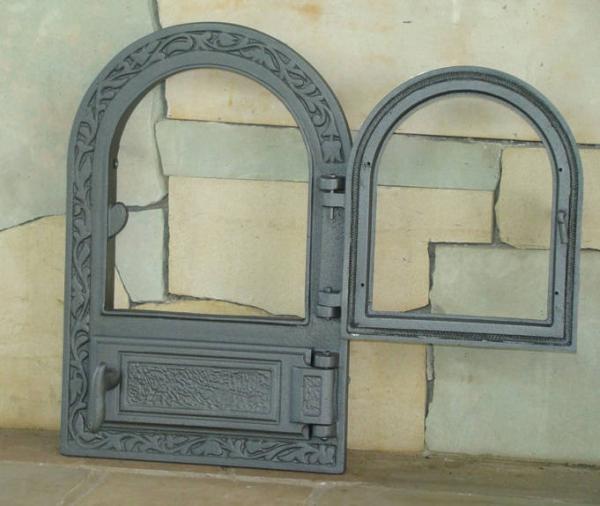 Backofentür 485x325 Ofentür Gusseisen Kamintür Gußeisen Steinofentür Kacheltür