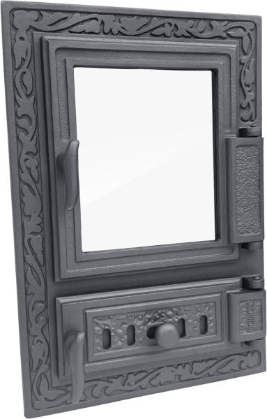 Revisionstür Backofentür Ofentür aus Gusseisen Räucherei Gußeisen Räuchereitür