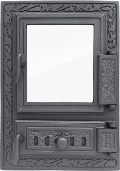 Revisionstür Backofentür Ofentür aus Gusseisen Räucherei Gußeisen Räuchereitür