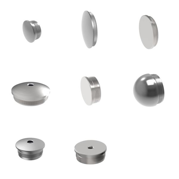 Rohrstopfen Rohrkappe Endkappe Abschlussdeckel Geländer 42,4mm Edelstahl