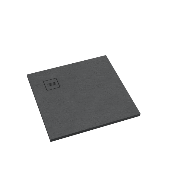 Stabilsound Plus Markas Verbundduschwanne Grau 80x80x3,5 cm, quadratisch