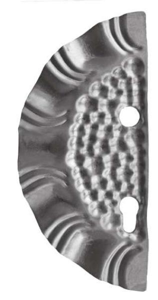 Schlossplatte – links 265x125, t1,2, d19, 85mm