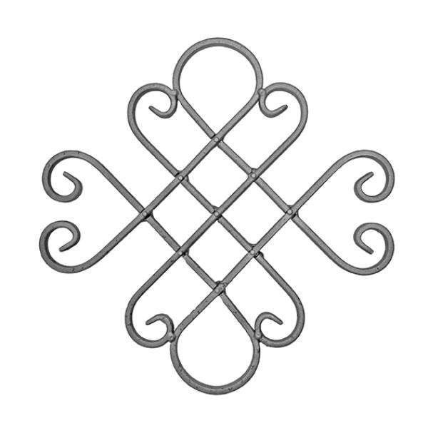 Zierornament h410, b410, 16x8mm