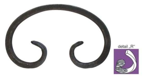 Zierelement 120x75, 12x6mm