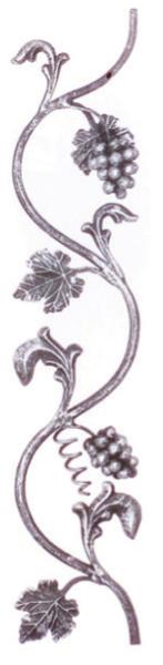 Zierornament - Geländerfüllung 800x170, D14mm