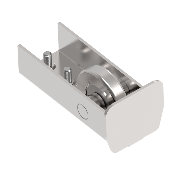 Endrad für Laufschiene Zn, profile 94x85mm