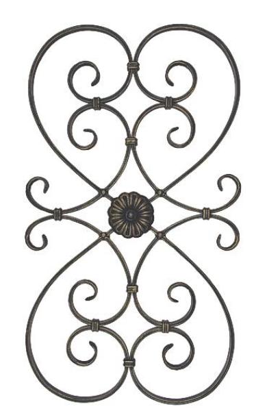 Zierornament 800x440, 16x8mm