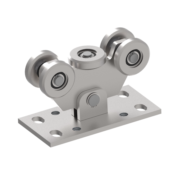 5-rädriger Laufwagen für selbsttragenden Tor Zn, p