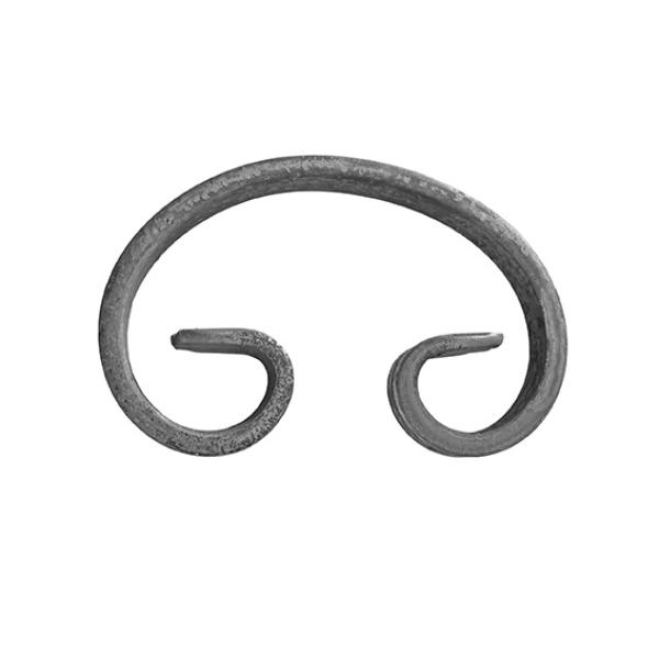 Zierelement h120, b75, 12x6mm