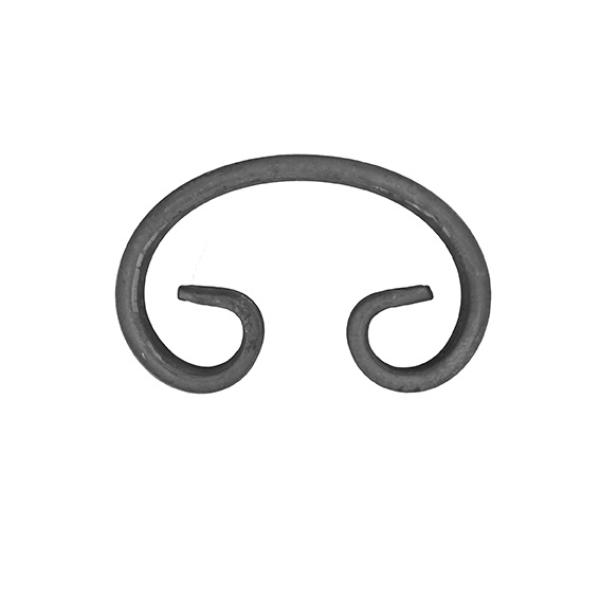 Zierelement h100, b65, 12x6mm