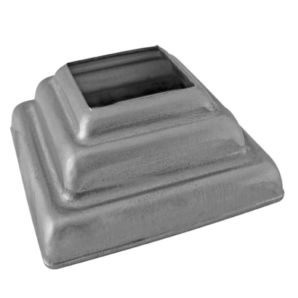 Rosette mit Öffnung 57x57, 22x22, h22,5  t1mm