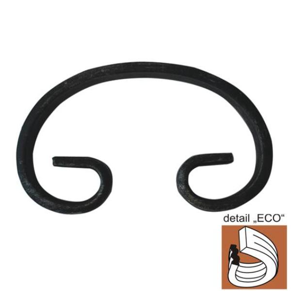 Zierelement h120, b75, 11,5x5mm