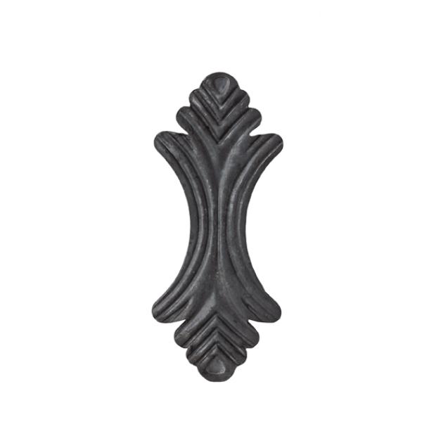 Rosette dekorativ h145, b60, t4mm