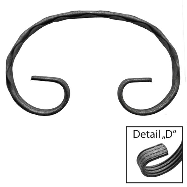 Zierelement 120x75, P/030-10x4mm