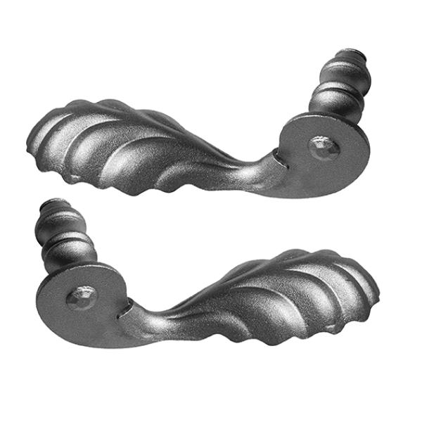 Ziertürdrücker L160, C50, D19mm, Fe