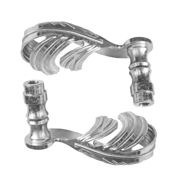 Ziertürdrücker L140, d17mm, Zn-weiss