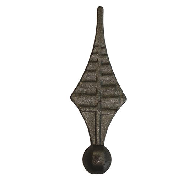 Geschmiedete Zierspitze h165, b53mm