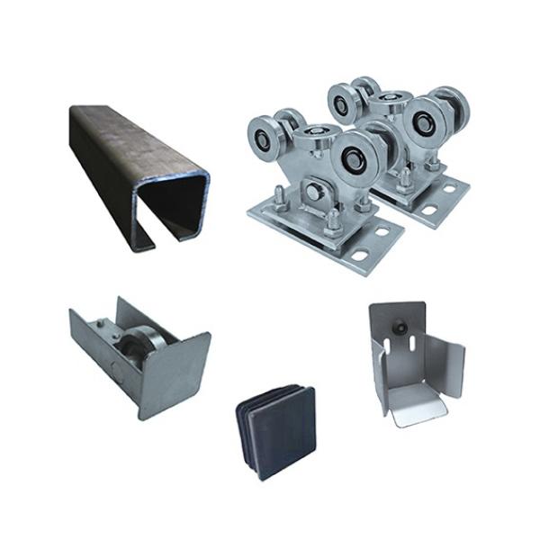 Bodenführung-Set Fe, 70x70mm