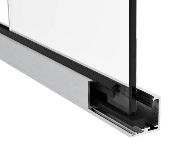 Verglasungsprofil U 35x35 mm