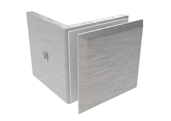 Glashalter, Zamak, 90°, T 8-10 mm