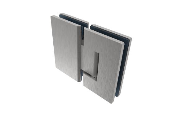 Glastürscharnier +/- 90° - Montage Glas/Glas AISI3