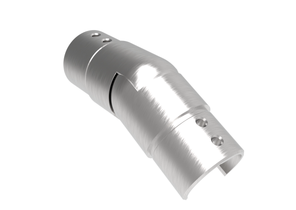 Handlaufübergangsstück AISI316 25-55°down, D42,4x1