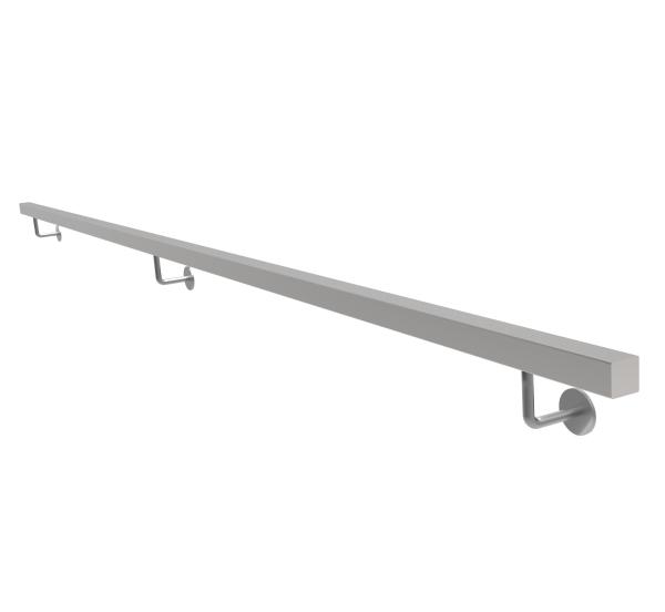 Edelstahlhandlauf AISI304, 40x40mm/L3000mm