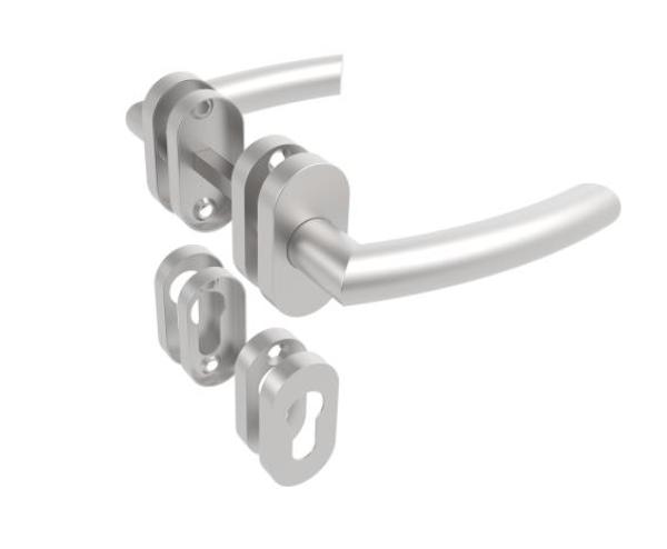 Türdrücker Edelstahl AISI 304, K320,