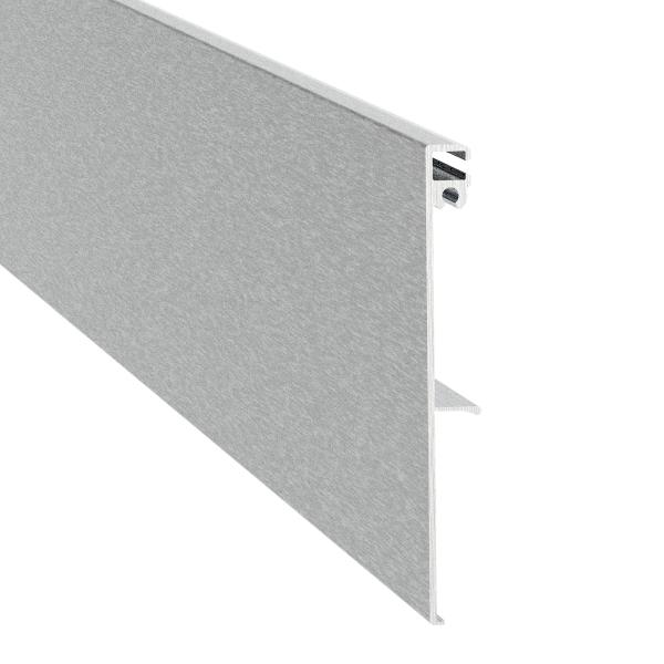 Abdeckprofil für Laufschienenrohr - Glasschiebetür