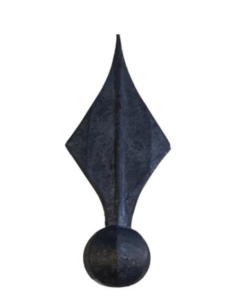 Geschmiedete Zierspitze h160, b55