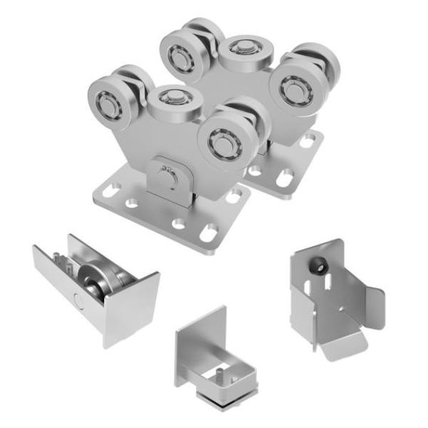 Bodenführung-Set Clasic rostfrei