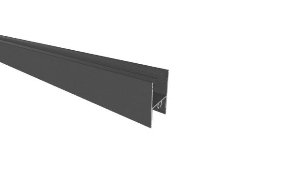 Aluminiumprofil unten für Glaseinsatz