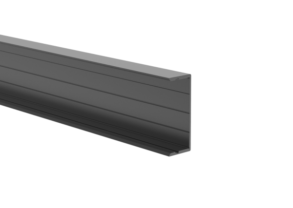 Aluminium U-Adapter 50x20-6000mm R7016
