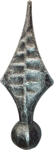 Geschmiedete Zierspitze h165mm