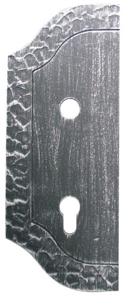 Schlossplatte - links 265x105, t3, a90, D19mm