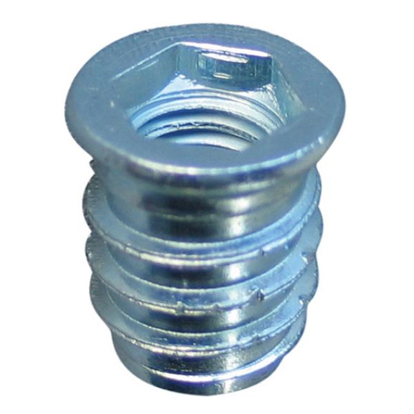 Einschraubmutter für Holz, M8x15mm - Zn