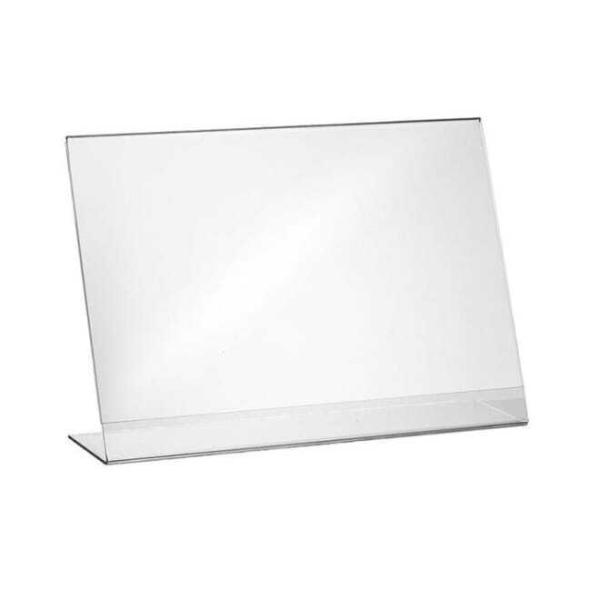 Großhandel 25 Stück L Ständer Querformat A3 Aufsteller Prospektständer Acryl-Glas