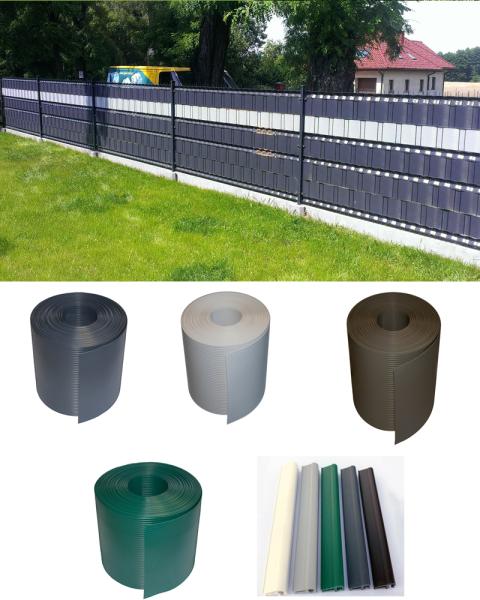 Ausverkauf!!! Sichtschutz Band Sichtschutzstreifen PP Doppelstabmatten Gartenzaun (15,38€/m²)